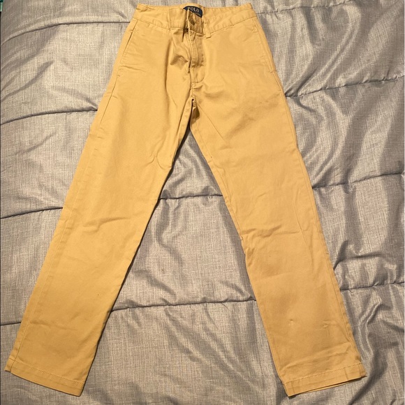 Boys Khaki Polo Pants - Picture 1 of 3
